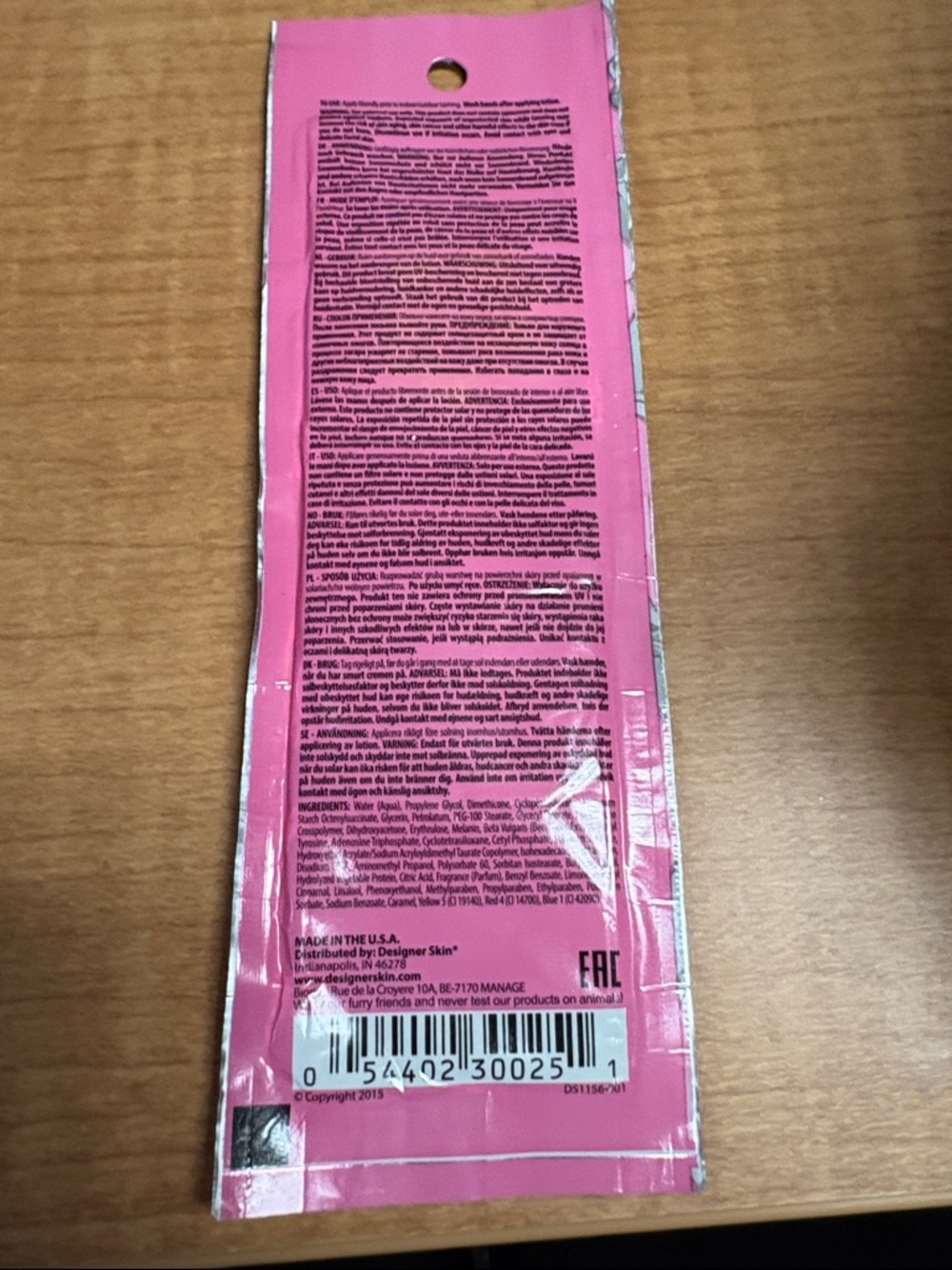 Miss Designer tanning lotion - Picture 2 of 4